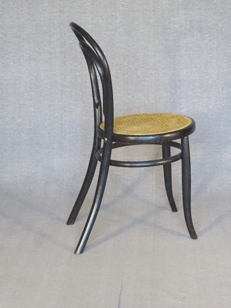 Chair No. 14 by KOHN, black Empire, circa 1875 - no Thonet -