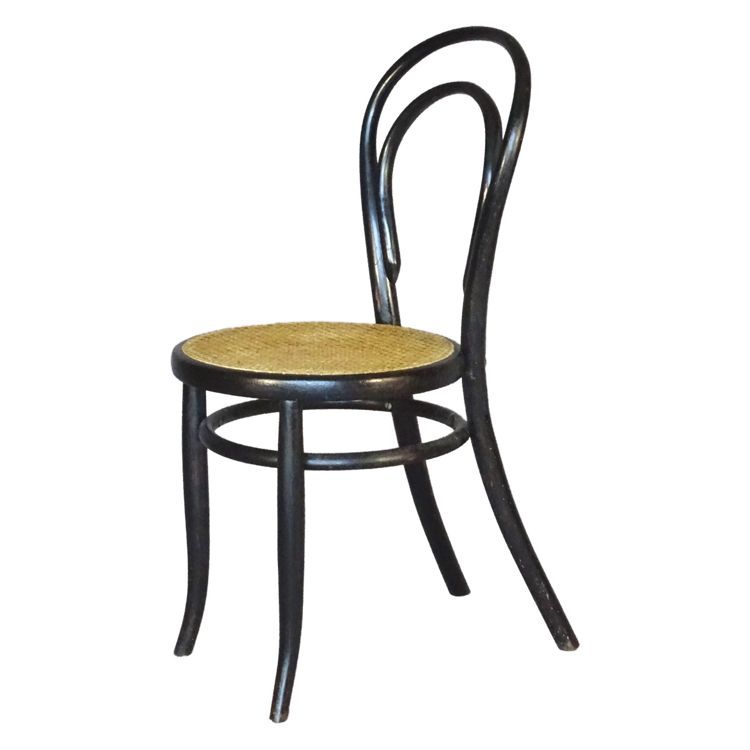 Chair No. 14 by KOHN, black Empire, circa 1875 - no Thonet -