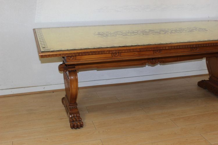 Neoclassical dining table by Christian Krass circa 1950