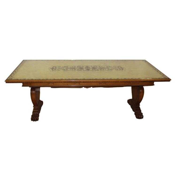 Neoclassical dining table by Christian Krass circa 1950