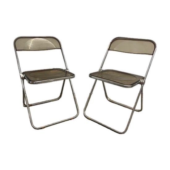 Pair of “Plia” chairs for Anonima Castelli 1967 – Giancarlo Pieretti.