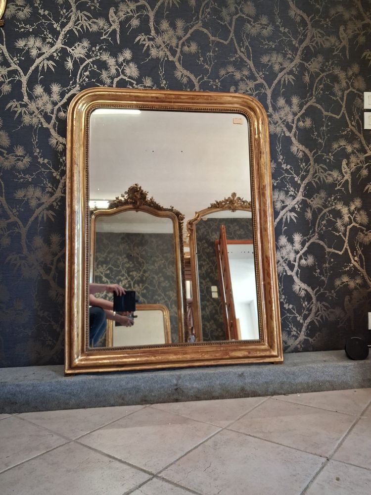 Louis Philippe period mirror 118 x 88