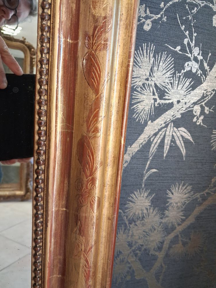 Louis Philippe period mirror 118 x 88