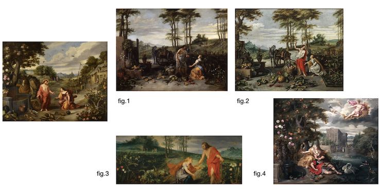 Noli Me Tangere, Jan Brueghel The Younger (antwerp 1601–1678) Workshop Of