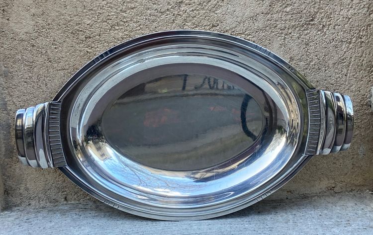 Art Deco silver-plated cup