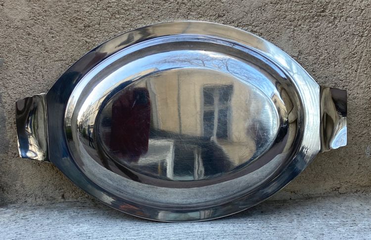 Art Deco silver-plated cup