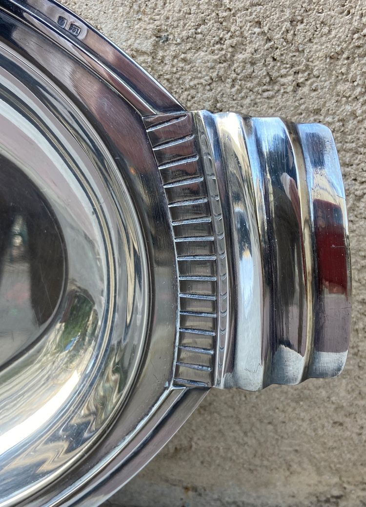 Art Deco silver-plated cup