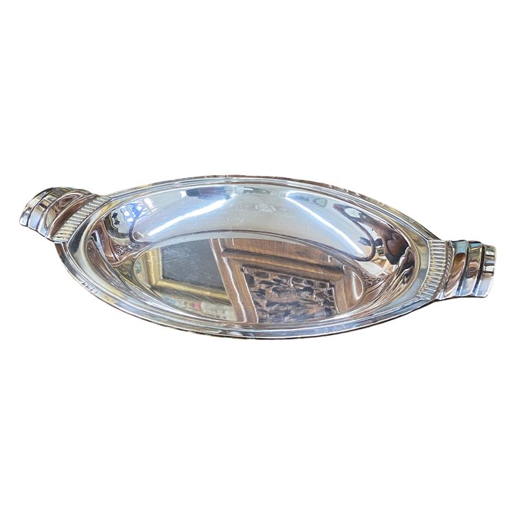Art Deco silver-plated cup
