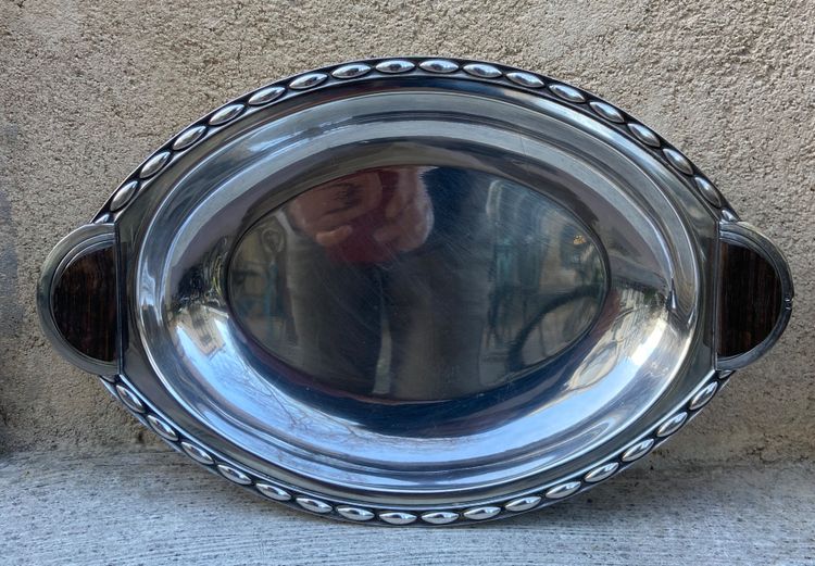 Tazza Art Déco placcata in argento