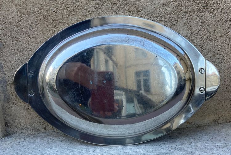 Tazza Art Déco placcata in argento