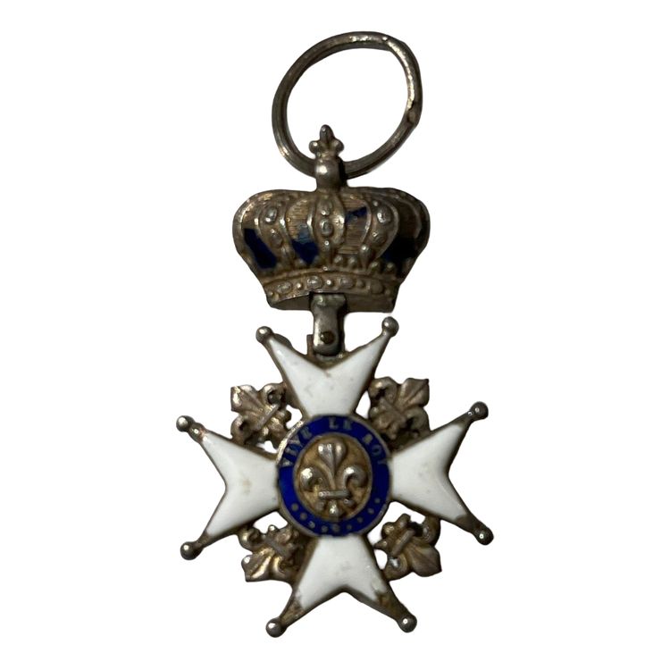 Medaglia del Giglio in argento e smalto, 1814