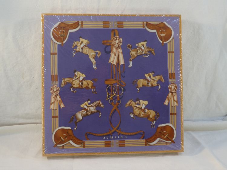 HERMES Paris RARE Grand Puzzle Collection de 4000 pieces en bois "JUMPING"