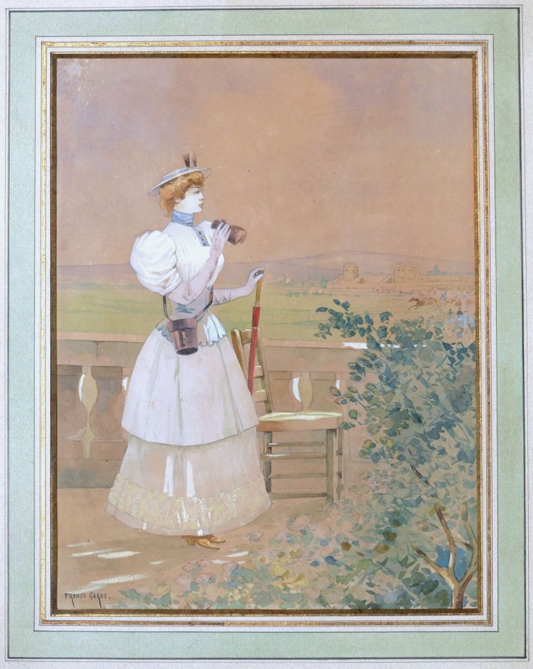 Francis GARAT, Elegant auf der Rennbahn