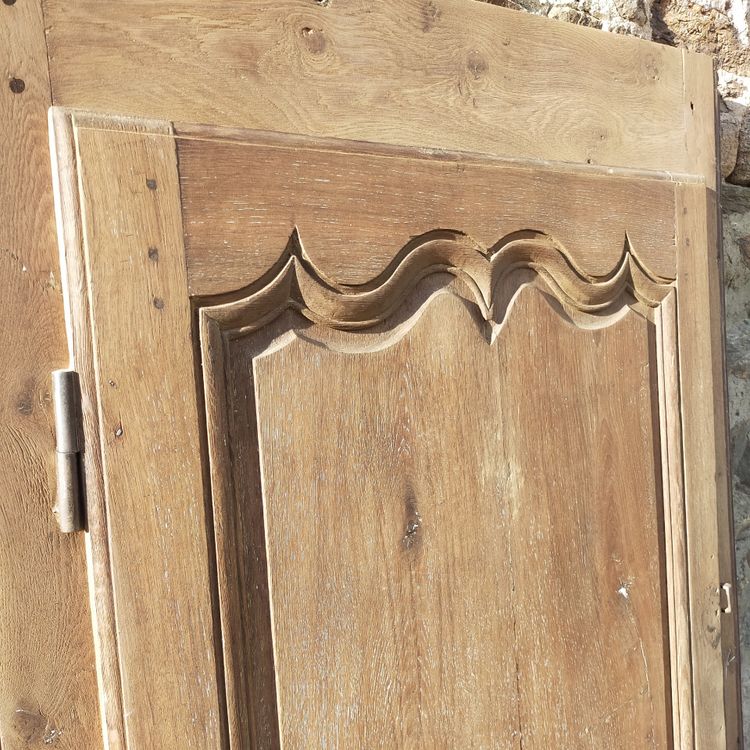 Antico mobiletto in rovere del XVIII secolo con telaio e anta Rif. G
