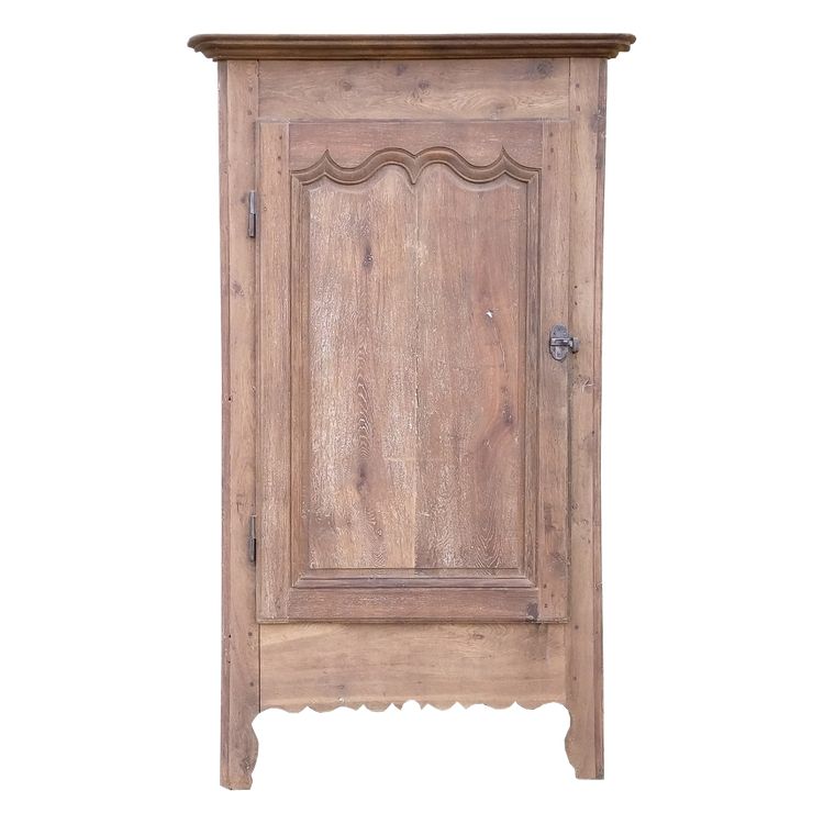 Antico mobiletto in rovere del XVIII secolo con telaio e anta Rif. G