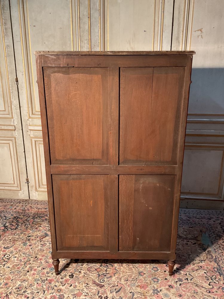 Louis XVI mahogany display case, 19th century