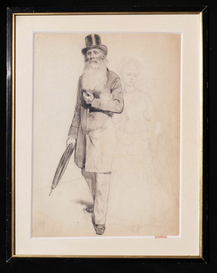 Adrien Emmanuel Marie, Jean Valjean And Cosette (les Misérables, Victor Hugo)