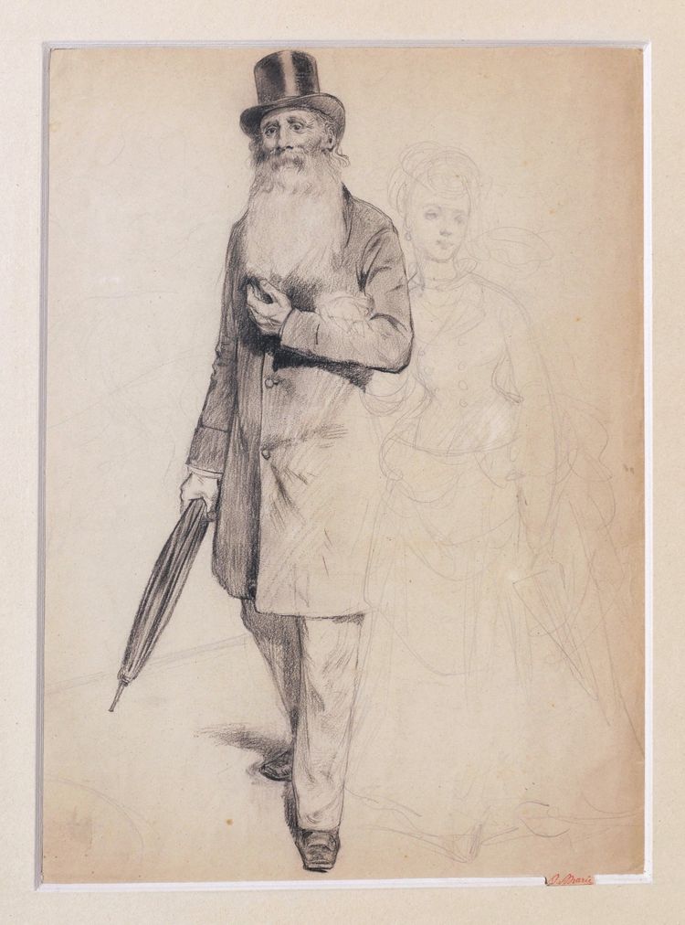 Adrien Emmanuel Marie, Jean Valjean And Cosette (les Misérables, Victor Hugo)