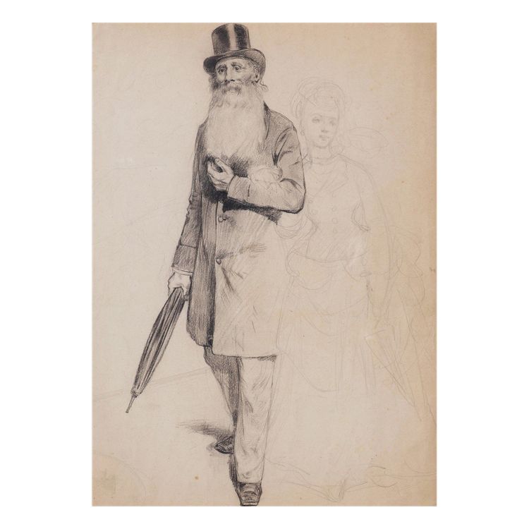 Adrien Emmanuel Marie, Jean Valjean And Cosette (les Misérables, Victor Hugo)