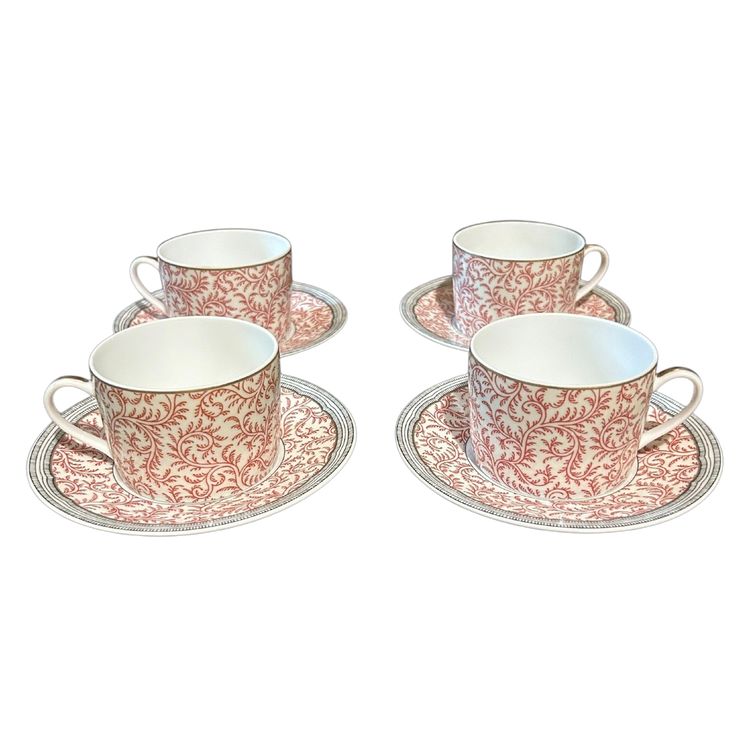 Bernardaud - 4 tazze da tè - modello Braquenié