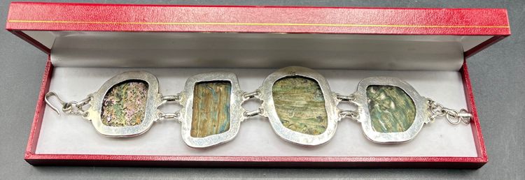 BRACELET ARGENT ET NACRE