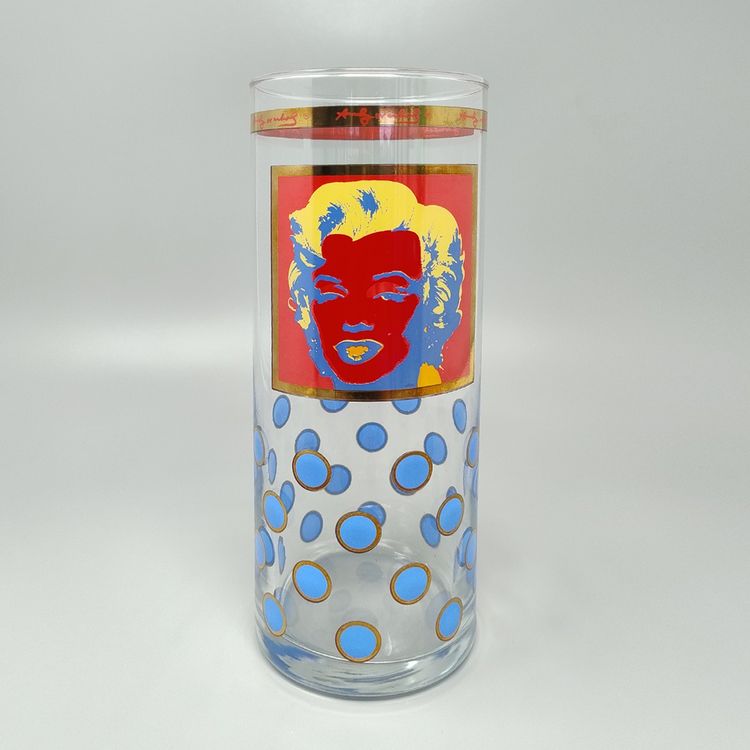1990s Astonishing Andy Warhol Vase for Egizia. Made in Italy