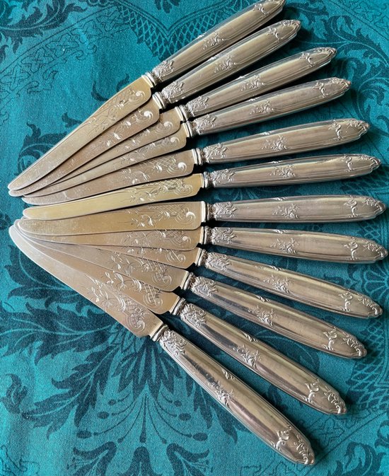 12 fruit knives.