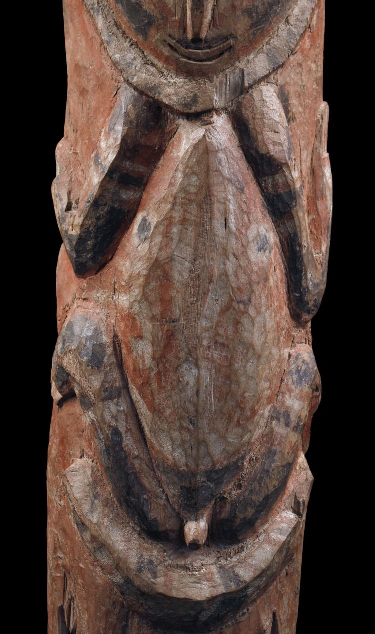 Tribal Türrahmen, Skulptur, Ozeanische Kunst, Tribal Art, Pazifik Kunst, 97 cm