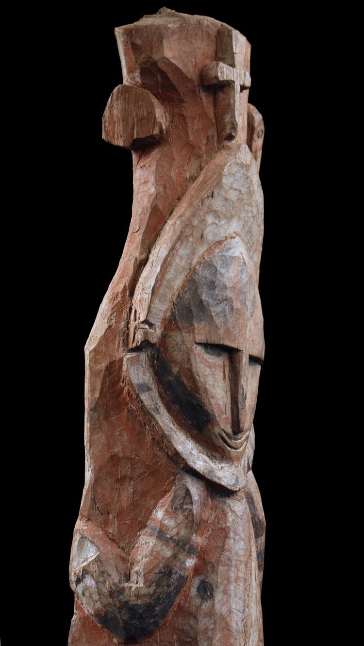Tribal Türrahmen, Skulptur, Ozeanische Kunst, Tribal Art, Pazifik Kunst, 97 cm