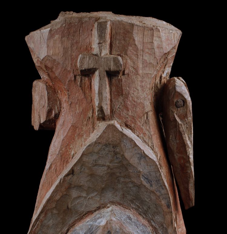 Tribal Türrahmen, Skulptur, Ozeanische Kunst, Tribal Art, Pazifik Kunst, 97 cm