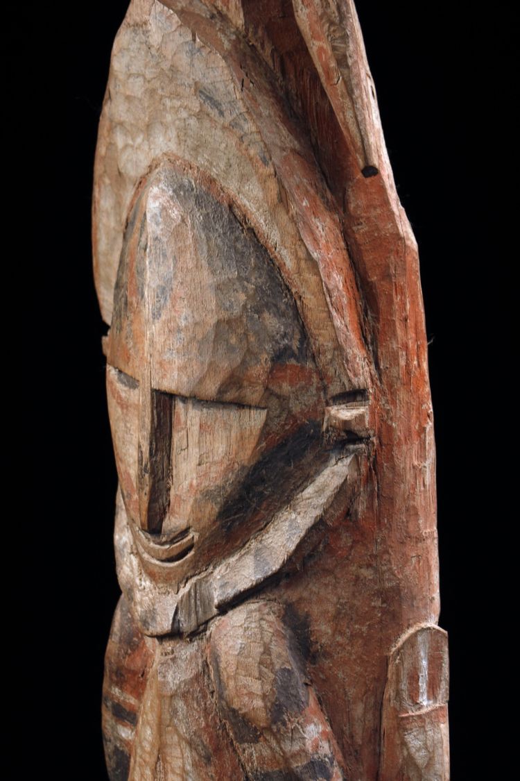 Tribal Türrahmen, Skulptur, Ozeanische Kunst, Tribal Art, Pazifik Kunst, 97 cm