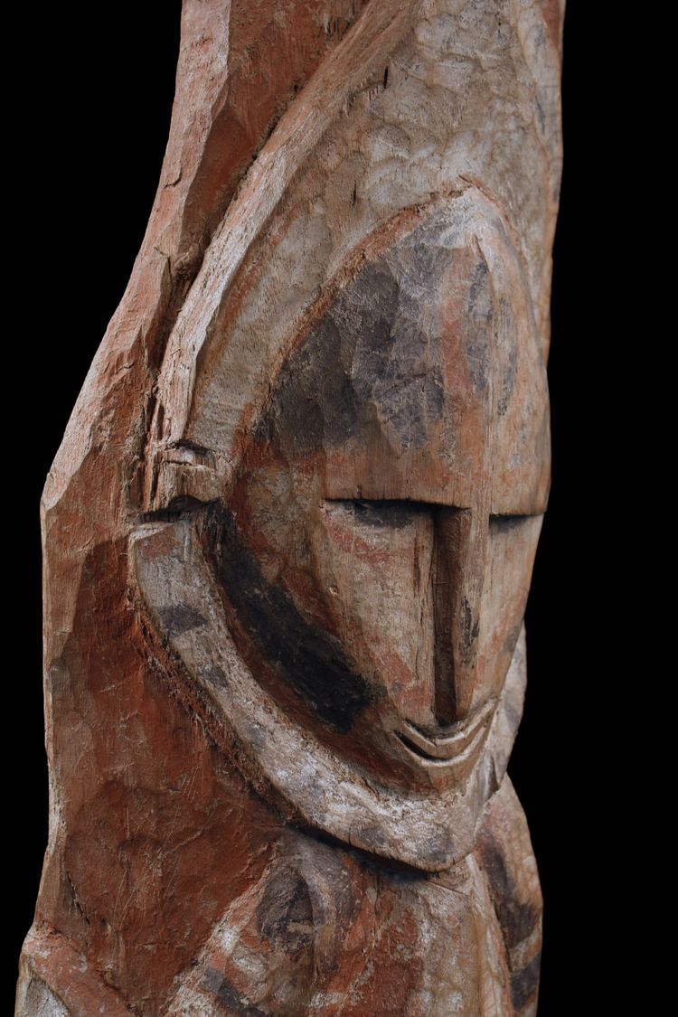 Tribal Türrahmen, Skulptur, Ozeanische Kunst, Tribal Art, Pazifik Kunst, 97 cm