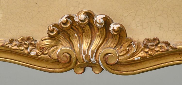 Trumeau decorated with a gallant scene after Boucher