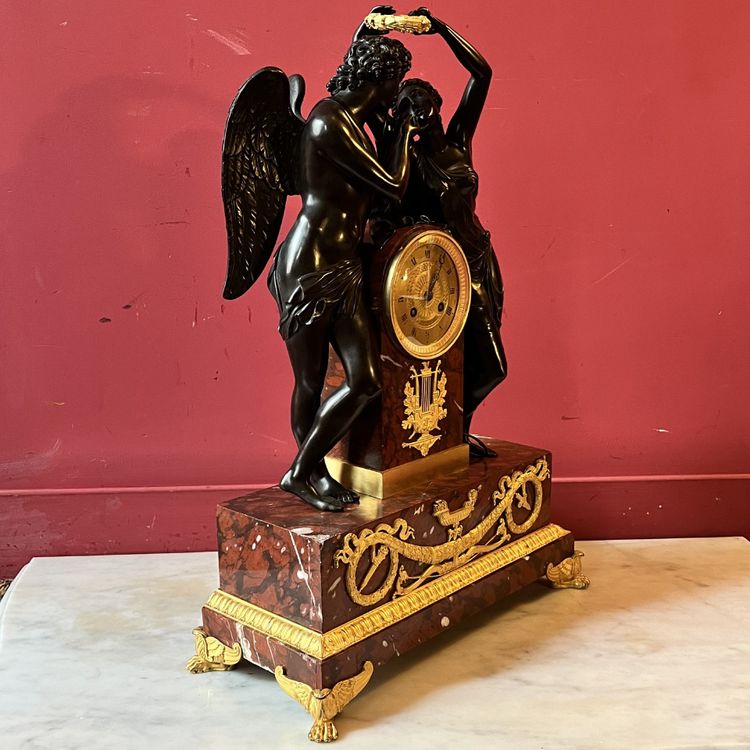 Psyche krönt Amor, nach Claude Michallon, frühes 19. Jahrhundert