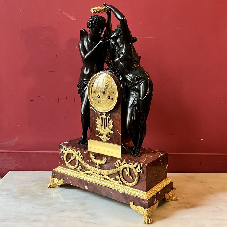 Psyche krönt Amor, nach Claude Michallon, frühes 19. Jahrhundert