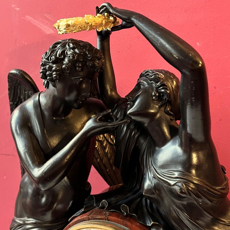 Psyche krönt Amor, nach Claude Michallon, frühes 19. Jahrhundert