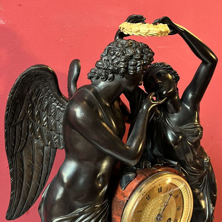 Psyche krönt Amor, nach Claude Michallon, frühes 19. Jahrhundert