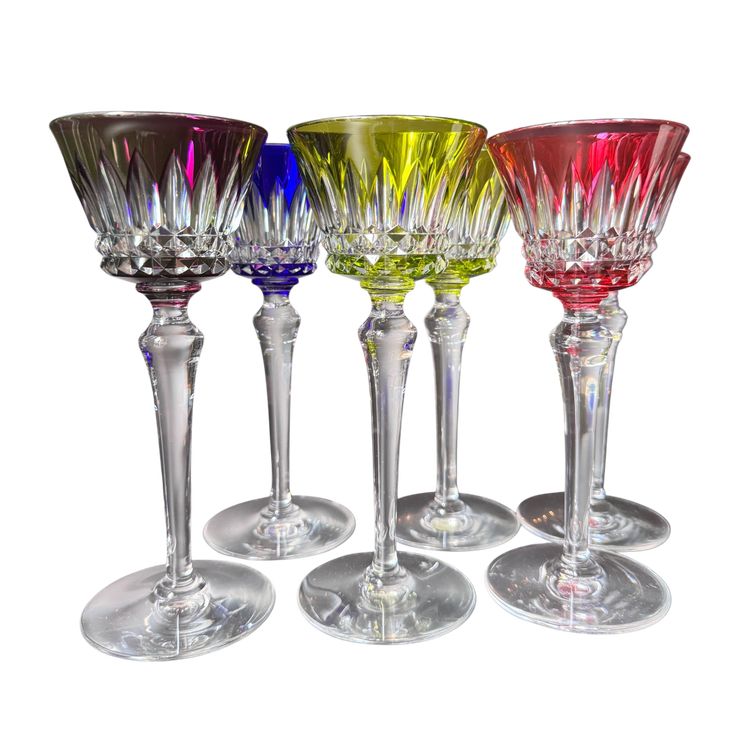 Baccarat-Set – 6 Roemers-Weingläser – Piccadilly