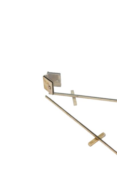 Jacques Adnet. Pare feu en verre et bronze. Années 1950.  LS6459259S