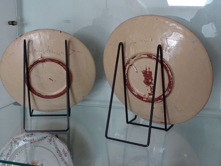 Two Puigdemond Fish Plates, 1960s Vintage