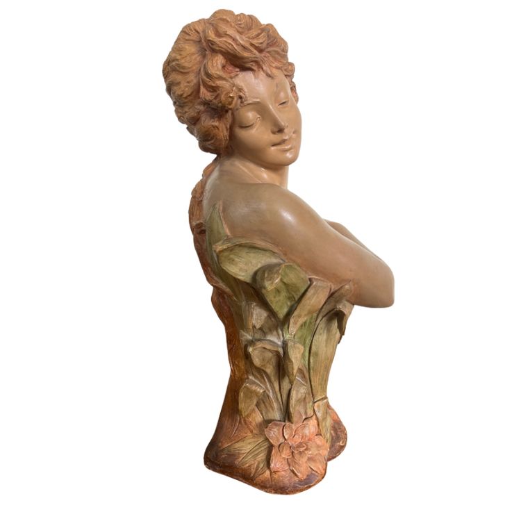Buste de femme signé Fritz Kochendörfer (1871-1942)