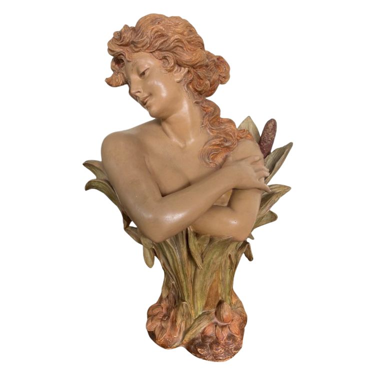 Buste de femme signé Fritz Kochendörfer (1871-1942)
