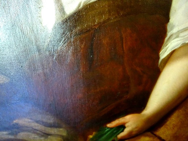 Altes Gemälde, frühes 19. Jahrhundert, Porträt, Schlafendes Kind, Abel de Pujol, Nachfolger oder Werkstatt von Greuze