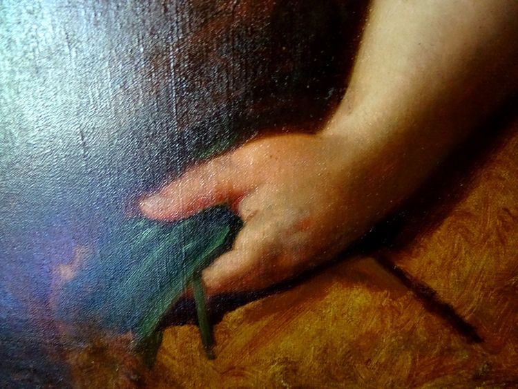 Altes Gemälde, frühes 19. Jahrhundert, Porträt, Schlafendes Kind, Abel de Pujol, Nachfolger oder Werkstatt von Greuze