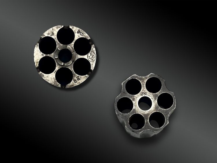 REVOLVER pepperbox inciso - Belgio - XIX secolo