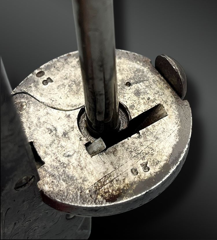 REVOLVER pepperbox inciso - Belgio - XIX secolo