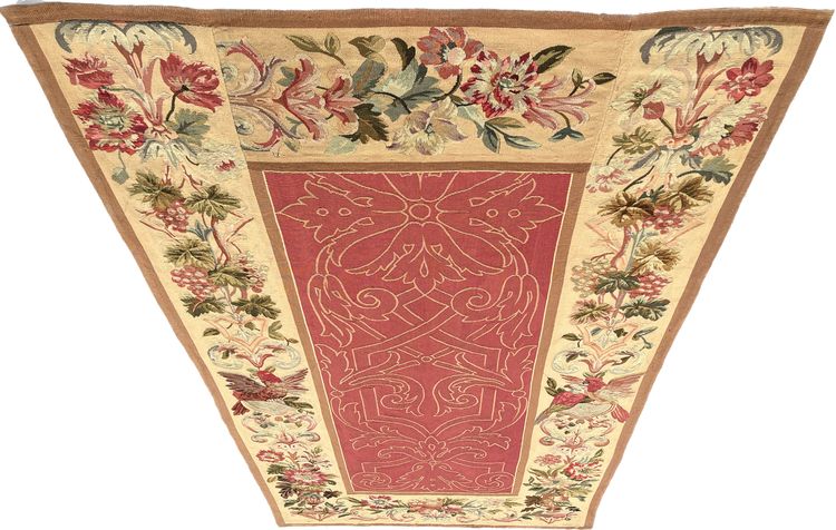 Fragment eines Aubusson-Wandteppichs aus dem 19. Jahrhundert, 280 x 150 cm