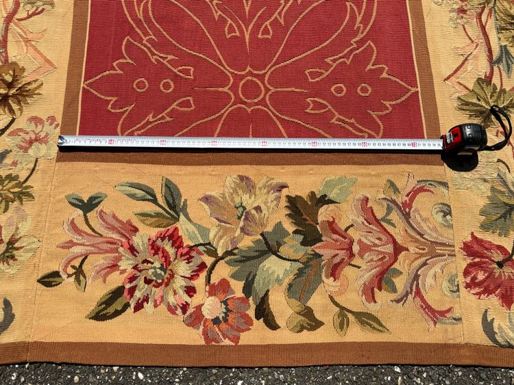 Fragment eines Aubusson-Wandteppichs aus dem 19. Jahrhundert, 280 x 150 cm