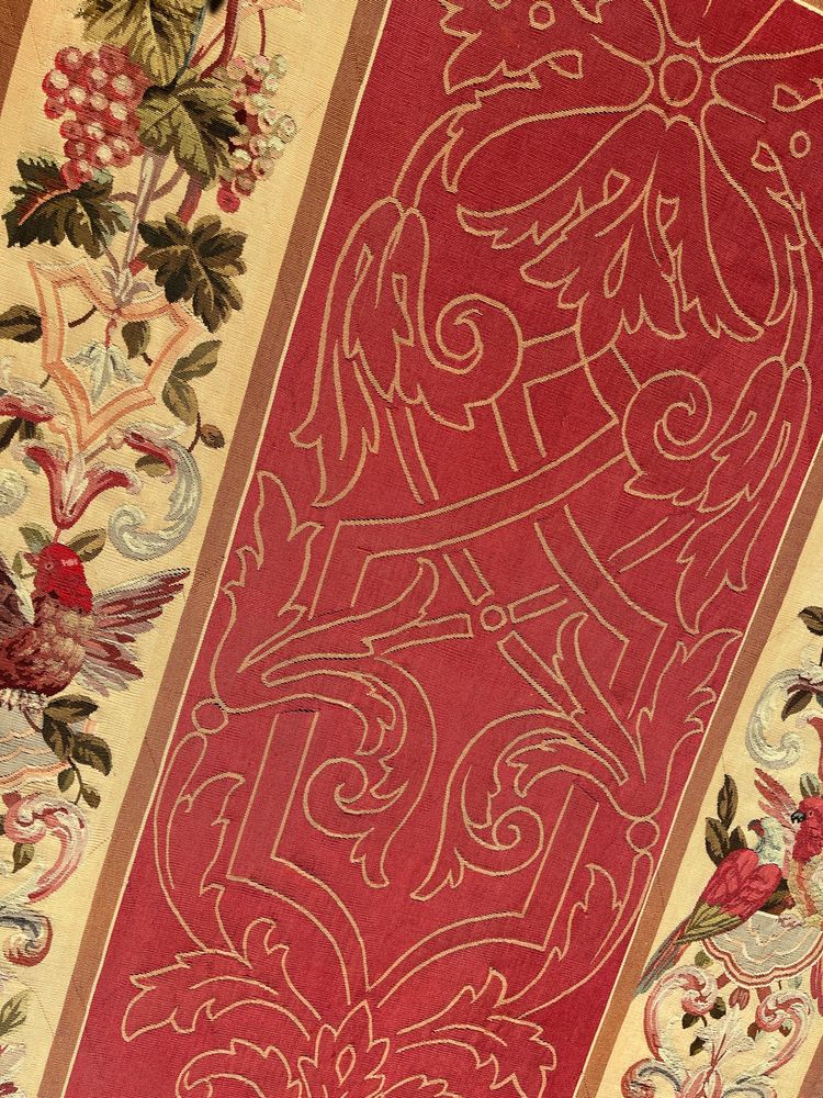 Fragment eines Aubusson-Wandteppichs aus dem 19. Jahrhundert, 280 x 150 cm