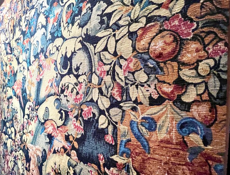 Kohlblatt-Wandteppich Robert Four - Aubusson